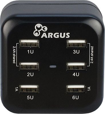 INTER-TECH Argus LS-6US USB-lader reislader voor USB-apparaten voor Europa USA UK China