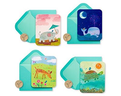 Papyrus 20 x Moon Sun Rain Blank Cards & Envelopes