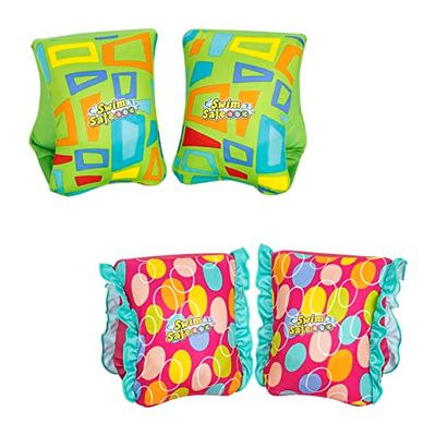 Bestway 1032182xxx23 Flytpuffar, Flerfärgad, 2 st x 38 x 14 cm