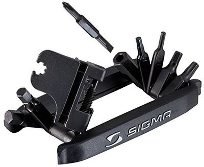 SIGMA SPORT Pocket Tool Medium Multitool 17-częściowy, czarny, 63001