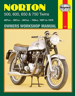 Norton 500, 600, 650 & 750 Twins (57 - 70) Haynes Repair Manual (Owners Workshop Manual)