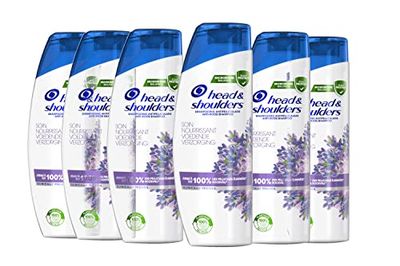 Head & Shoulders Shampooing Antipelliculaire Soin Nourrissant, Jusqu’à 100% Des Pellicules Éliminées, Cliniquement Prouvé, Testé Sous Contrôle Dermatologique, 6x285ml