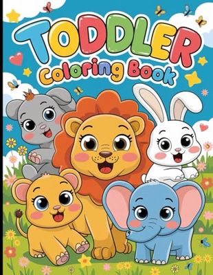 Simple Easy And Fun Coloring Book For Toddlers