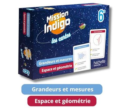 Mission Indigo Les cartes - Grandeurs et mesures / Espace et géométrie - 6e - Ed. 2024