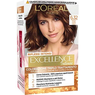 L'Oréal Paris Colorazione, Biondo Scuro Dorato Perla, 1 Unità (Confezione da 1)