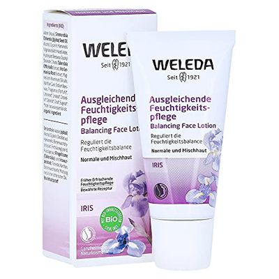 WELEDA - Fluide Hydratant Réconfortant à l'Iris - Peaux Normales à Mixtes - Tube 30 ml