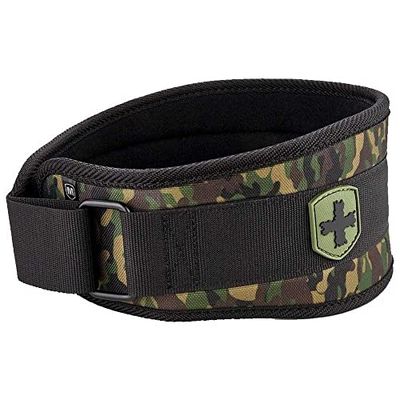 Harbinger Nylon gewichthefriem met flexibele ultralichte schuimkern, sterkte-apparatuur, bos, 4,5 inch, maat M