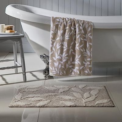 Dreams & Drapes Tappetino da bagno Sandringham, 100% cotone, 50 x 80 cm, colore naturale