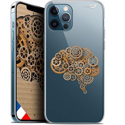 Caseink fodral för Apple iPhone 12/12 Pro (6.1) Gel HD [ tryckt i Frankrike - iPhone 12/12 Pro fodral - mjukt - stötskyddat ] hjärnmekanismer