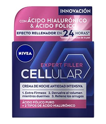 CELLULAR FILLER hyaluronic & folic nattkräm 50 ml