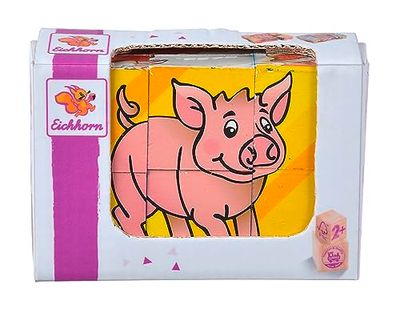 Eichhorn Juguete de Madera - Puzzle de Cubos 100005481 (+2 años)