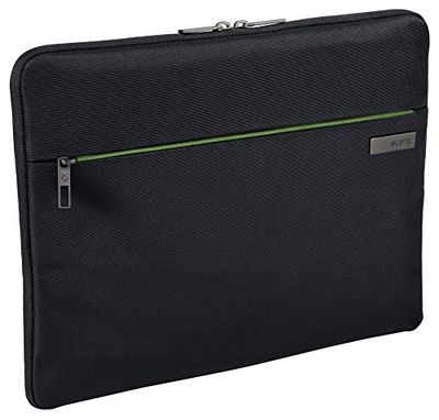 Leitz 15.6 Inch Laptop Sleeve Fleece Lined Smart Traveller Range, Black