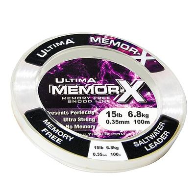 Ultima MemorX Ligne DE PÊCHE en MER Unisex-Adult, Transparent, 15
