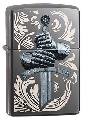 Zippo Pocket Lighter, Other, Black Ice, One Size