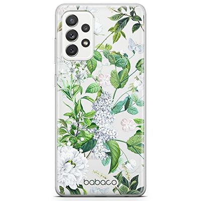 ERT GROUP mobiel telefoonhoesje voor Samsung A72 5G origineel en officieel erkend Babaco patroon Flowers 038 optimaal aangepast aan de vorm van de mobiele telefoon, gedeeltelijk bedrukt