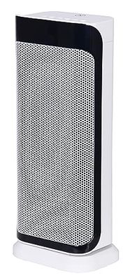 SHX PTC-keramische ventilatorkachel met display, 2000 W, SHX37PTC2000LD, keramische ventilatorkachel, 2000 watt, zwenkfunctie, display, afstandsbediening, wit/zwart