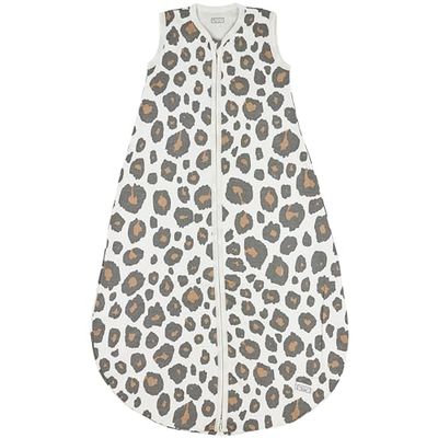Meyco Baby Panther sovsäck (tillverkad av 100% bomull, med dragkedja runt om, hudvänlig, skrynkelfri, perfekt passform, storlek: 62), neutral