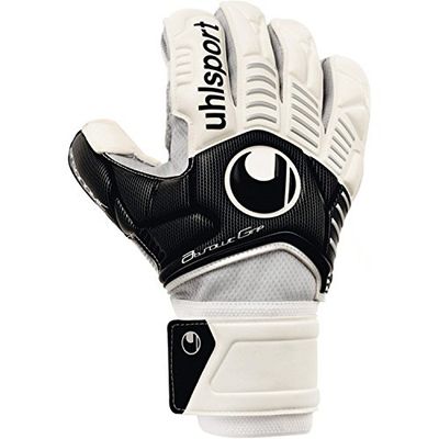 uhlsport Ergonomisk absolut grepp målvaktshandskar weiß/svart/silver storlek: 5