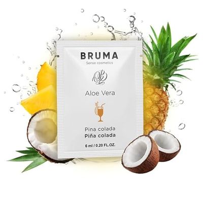 Lubricantes y geles marca BRUMA BRUMA - GEL DESLIZANTE CON ALOE VERA SABOR A PIÑA COLADA 6 ML