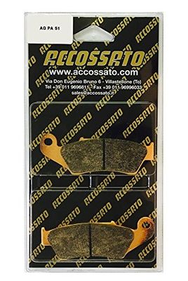 aCCOSSATO Plaquette de Frein agpa51stmx, Honda > cRF 250 x 250 (2004)