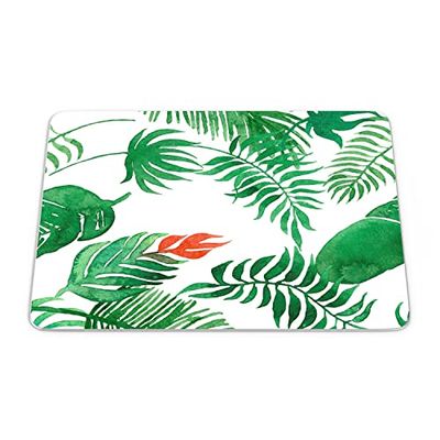 Bonamaison, Tappetino per mouse rettangolare, con stampa digitale, antiscivolo, per ufficio e casa, dimensioni: 22 x 18 cm
