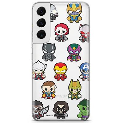 ERT GROUP mobiel telefoonhoesje voor Samsung S22 origineel en officieel erkend Marvel patroon Avengers 025 optimaal aangepast aan de vorm van de mobiele telefoon, gedeeltelijk bedrukt