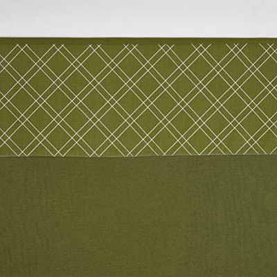 Meyco Baby Double Diamond wieglaken, laken voor de babywieg (laken van 100% katoen, extra zacht, ademend, perfecte pasvorm, onderhoudsvriendelijk, afmetingen: 75 x 100 cm), avocado