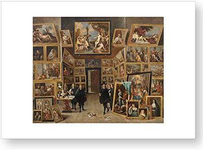 Official Reproduction of the Prado Museum "Archduke Leopoldo William in his painting gallery in Brussels"
