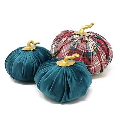 3-delige set pompoenen, decoratie voor de herfst, Kerstmis, handwerk, decoratie voor je huis.