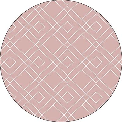 Bonateks, Ronde digitaal bedrukte muismat, antislip onderkant, voor kantoor en thuis, diameter: 22 cm