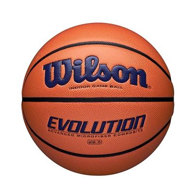 Wilson Evolution Indoor - Pallacanestro, Colore: Blu Marino, Misura 15,2-72,4 cm