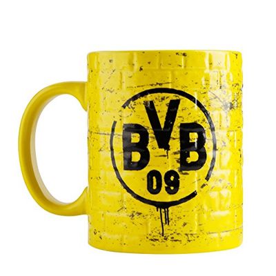 Borussia Dortmund, BVB-mugg gul vägg, gul, 1 st (1-pack), 0,3 l