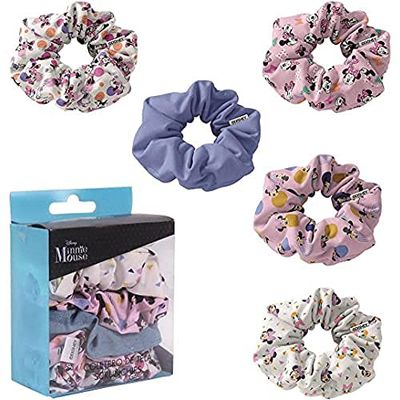 CERDÁ LIFE'S LITTLE MOMENTS Pack 5 Coleteros de Tela con Diseños de Minnie Mouse - Licencia Oficial Disney