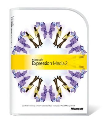 Microsoft Expression Media 2 Mac/Win, DE, Upgrade DVD