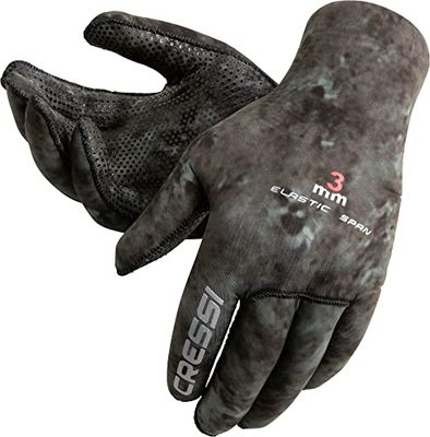 Cressi Tracina Gloves - Guanti per Immersione e Apnea - Premium Neoprene Mimetico 3mm, L