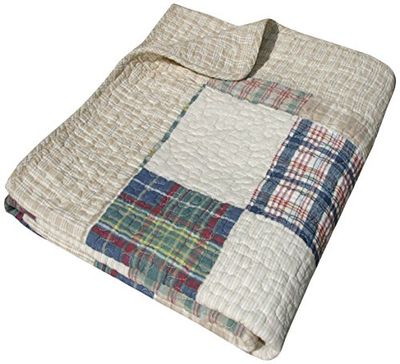 Greenland Home Oxford 100% bomull filt, brun 127 x 152 cm