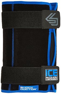 Shockdoctor Adultes Ice Recovery Compression de Bandage, Black, One Size, 748 Universel BK