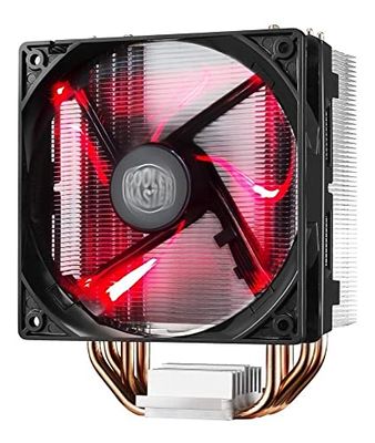 Cooler Master Hyper 212 LED CPU Processorkoeler- duurzaam en veelzijdig - 4 direct touch heat pipes met koelvinnen, 120mm PWM Fan