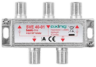 Axing SVE 40-01 - Distribuidor de antena (4 saídas, 5-2400 MHz)