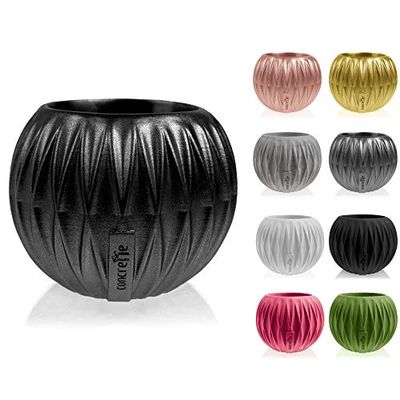 concrette Blomkruka blomkruka cement-blomkruka av betong Bauble Optic Ø 7,6 cm | 17 färger