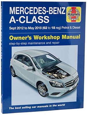 Mercedes-Benz A-Class Sept 12 - May 18 (62 to 18 reg) Petrol & Diesel Haynes Repair Manual