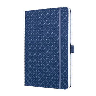 SIGEL JN101 Notizbuch Jolie, ca. A5, liniert, dunkelblau: Notebook Jolie, Flair, Indigo Blue, Hardcover