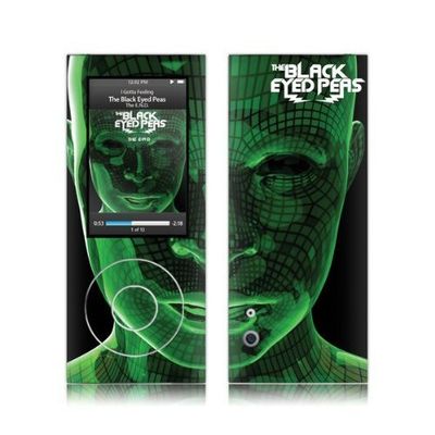 MusicSkins MS-BEP10039 Funda para mp3/mp4 Negro, Verde Vinilo - Fundas para mp3/mp4 (Funda, Negro, Verde, Apple, iPod Nano 5G, Vinilo, Resistente a rayones)