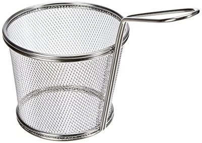 Lacor Cestello Rotondo, in Acciaio Inox, Grigio, 12 x 12 x 10 cm