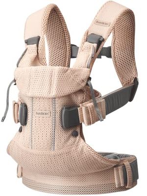 BabyBjörn Bärsele One Air, 3D-mesh, Pärlemorrosa