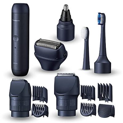 Panasonic MULTISHAPE Sistema modular de cuidado personal, cabezal de corte de barba, nariz, orejas y facial para hombres, cabezal de cepillo de dientes eléctrico con batería recargable iones litio