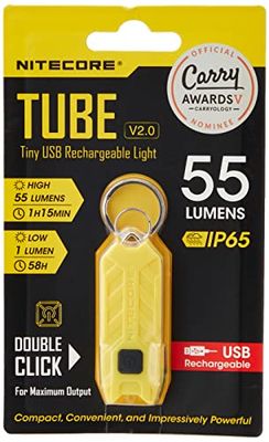 Nitecore Tubo V2 Portachiavi Luce - Limone, N/A