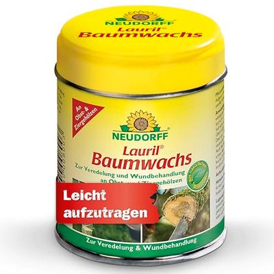 Neudorff Lauril Boomwas – gebruiksklare boomwas wondsluiting voor het verfraaien en snel genezen van de wond van fruit- en sierhout, 125 g