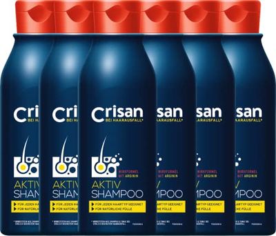 crisan Shampoo ativo, 6 pack (6 x 250 ml)