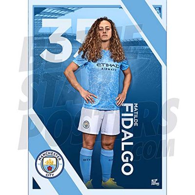 Manchester City FC 2020/21 Matilde Fidalgo A3 Football Poster/ Print/ Wall Art - Officially Licensed Product - Available in Sizes A3 & A2 (A3)